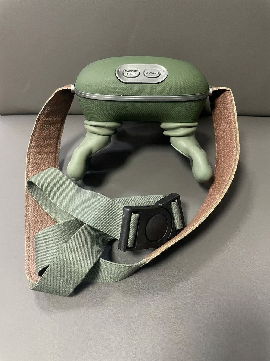 Masseur Les Mains d'Or vert avec sangle réglable